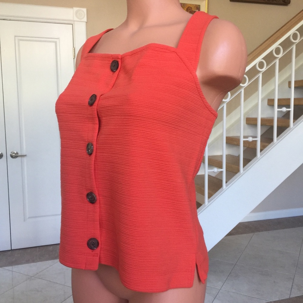 JCrew Textured Button Down Tank - Picture 2 of 6